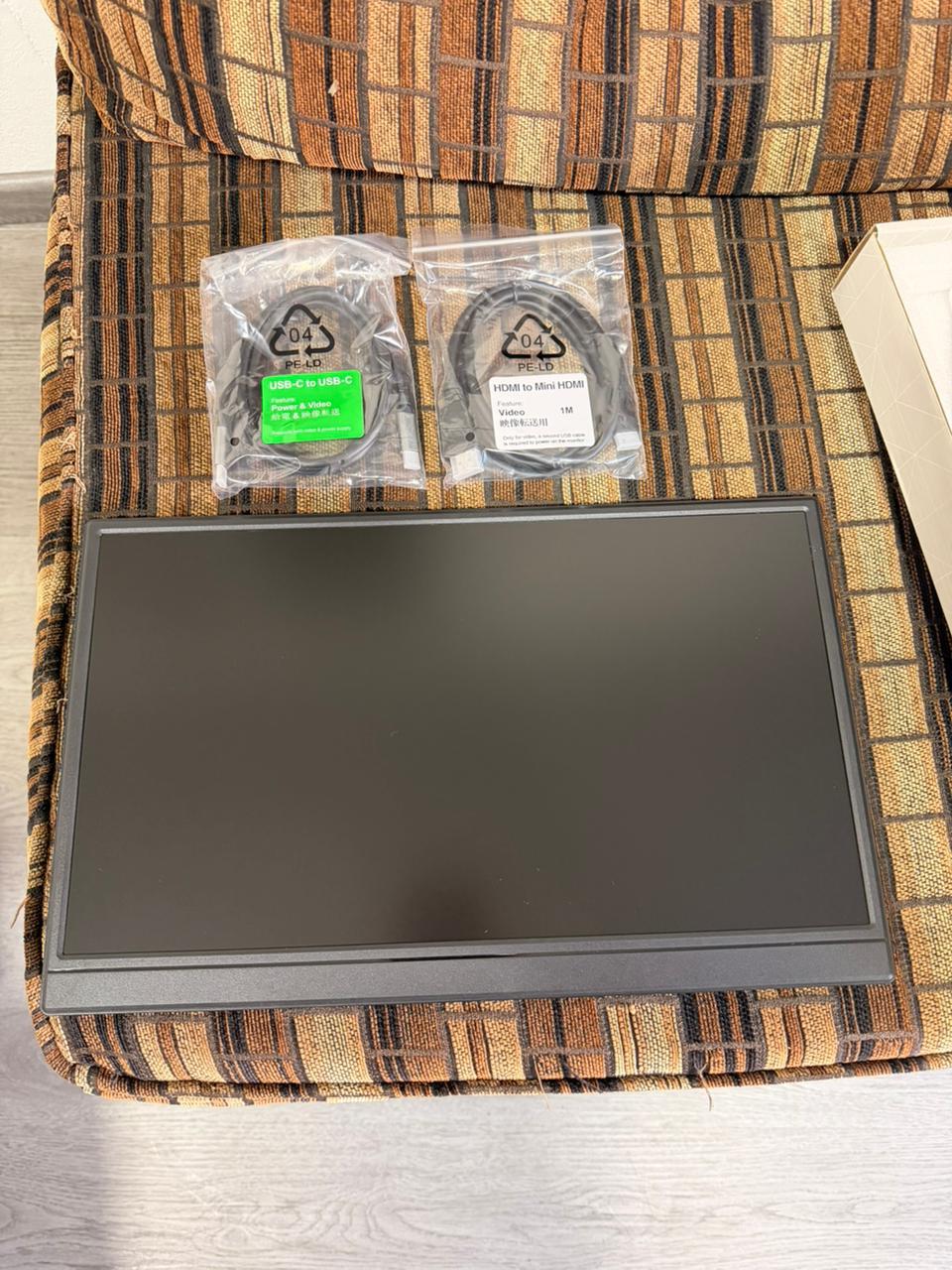  Yxk Monitor portátil  de 15.6 pulgadas 1080P USB-C HDMI ultradelgado para viajes con soporte, para laptop, PC, Mac, teléfono, PS, Xbox, Switch, IPS ultradelgado de cero marco para juegos