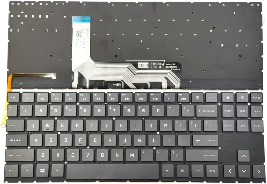 Teclado retroiluminado de repuesto para HP Omen 15-EK 15-EK0013DX 15-EK0023DX 15-EK1013DX 15-EK1075CL 15-EK1097NR 15-EN 15-EN0013DX 15-EN0023DX 15-EN0023DX 15-EN0023DX 15-EN0023DX 15-EK1097NR EN0036
