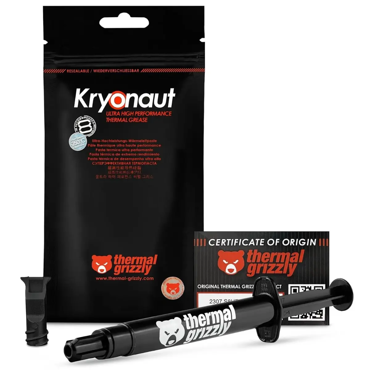 Thermal Grizzly Kryonaut The High Performance Thermal Paste for Cooling CPU/GPU