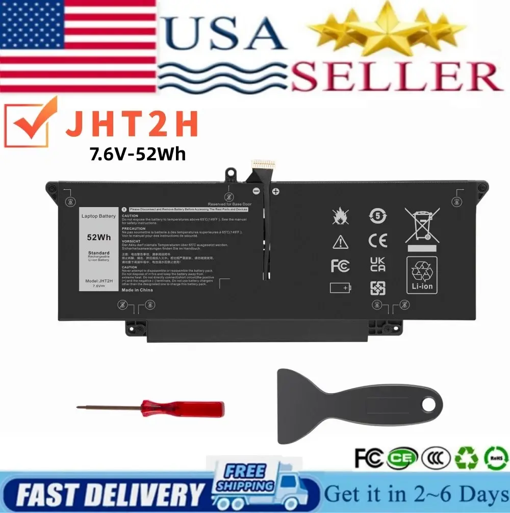 JHT2H Battery For DELL Latitude 7410